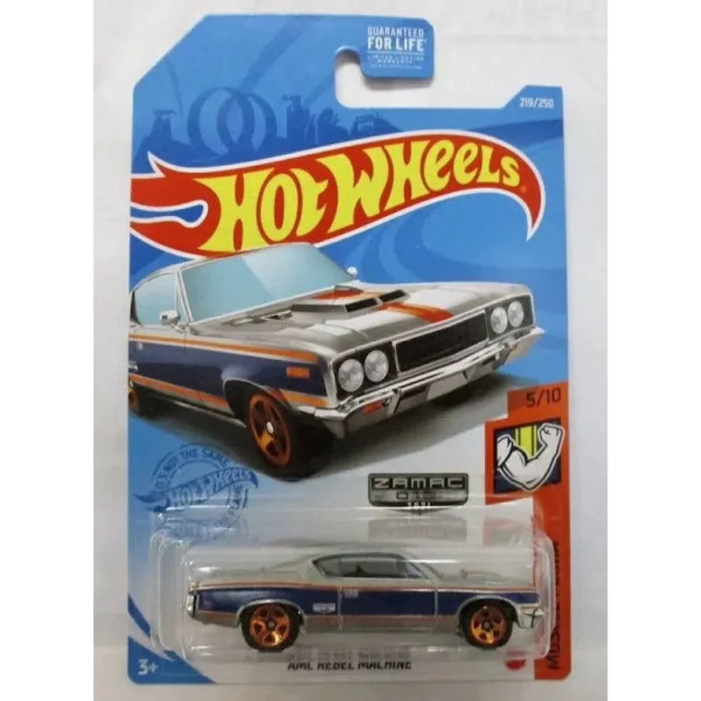Hot Wheels Zamac AMC Rebel Machine, Muscle Mania 5/10, 219/250